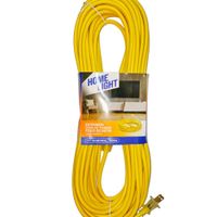 Extensión eléctrica Vulcanizada 20 Metros Amarillo Home Light -Uso Doméstico y Profesional