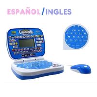 Mini Laptop Educativa Interactiva Bilingüe para Niños  ESPAÑOL - INGLES