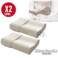 Almohada Viscoelastica Cervical x 2 unidades