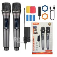 Micrófonos Inalámbricos UHF Kimiso KMS-902MC con DSP Antirruido