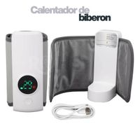 Calentador de Biberon Portátil Recargable - Ajuste de temperatura de 6 niveles