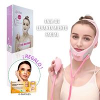 Faja Adelgazante Facial Elimina Papada + Regalo parche Antiarrugas