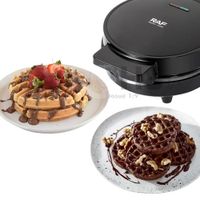 Wafflera Eléctrica RAF 1000W Antiadherente Con Placa De 4 Secciones