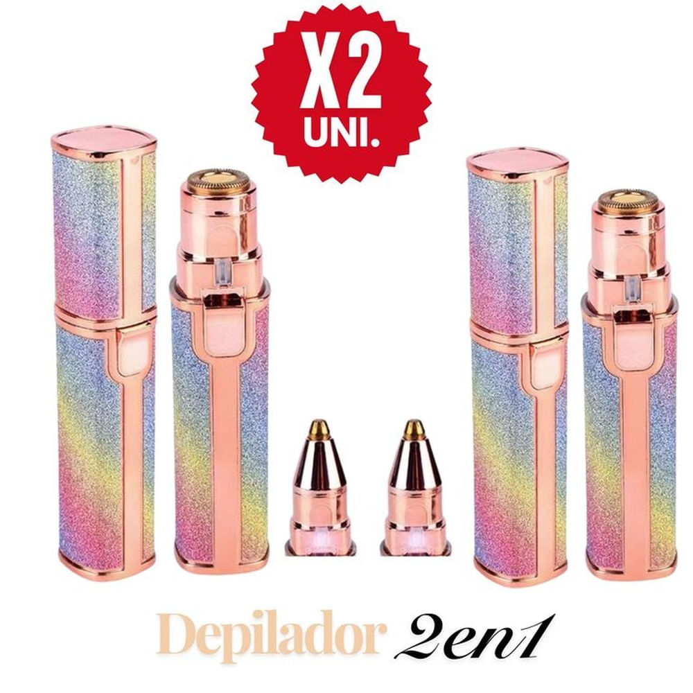 Depilador 2en1 Facial y Cejas Recargable x2 uni