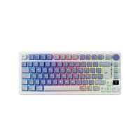 Teclado Gamer Royal Kludge RK M75 Inalámbrico SP Ocean Blue Switch Silver
