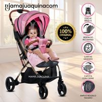 Coche De Paseo Maleta SUNNY GOLD Dark Pink