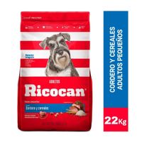 Comida para Perros Ricocan Adultos Cordero Razas Pequeñas 22 Kg