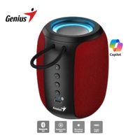 PARLANTE SP-915BT BLUETOOTH 5.3 MICRO INTEGRADO RGB 5W RMS ROJO