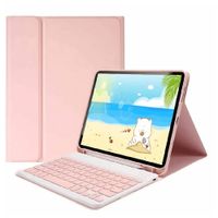 FUNDA SMART COVER CON TECLADO TOUCH PARA A9PLUS 11PULGADAS ROSADO