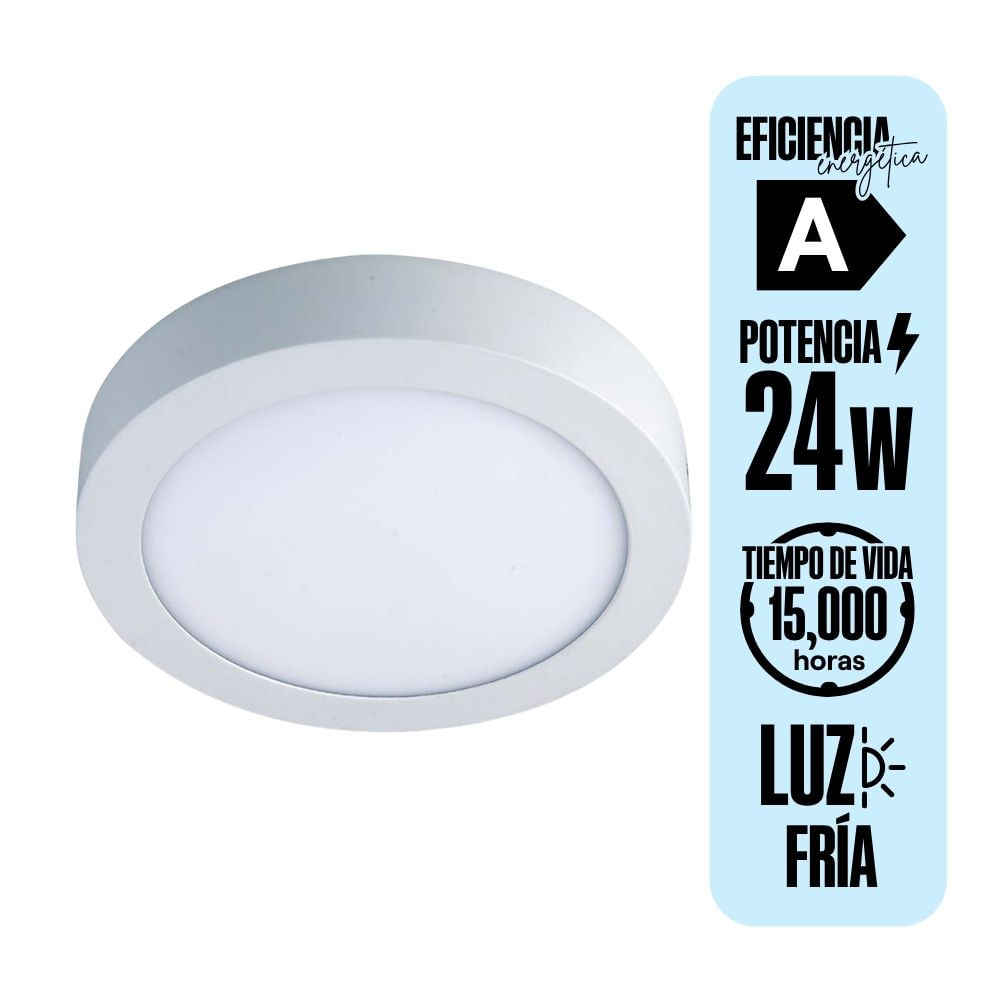 Downlight Redondo Lf de 24W Luz Fría Orange