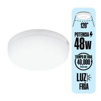 Plafon LED Redondo Opalux 48W 3Cct Bl