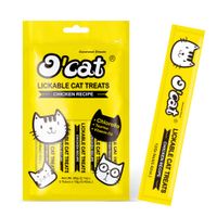 OCat snack humedo  sabor pollo 5 x 12 gr