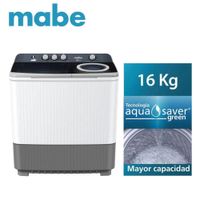 Lavadora Semiautomática Mabe de 16 kg blanca LMD6124PBBB0