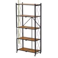 Estante Organizador Plegable Ruedas Multifuncional Hogar Oficina Fácil Movimiento  Yz25