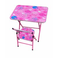 Escritorio Infantil Plegable Sillita Incluida Diseño Creativo Divertido Moderno 190355