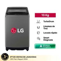 Lavadora LG 13Kg Carga Superior Negro Claro WT13BVTB