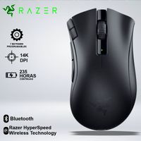 MOUSE GAMER DEATHADDER V2 X HYPERSPEED 14KDPI USB BLUETOOTH 235hrs 7botones sensor 5G