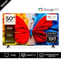Televisor TCL QLED FHD Smart Google TV 50S5K Año 2025