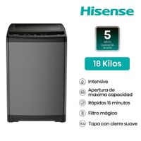 Lavadora Hisense Carga Superior 18Kg WT3W1823UT
