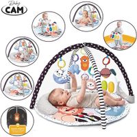 Gimnasio Piano Musical Baby Cam 7 en 1 Black