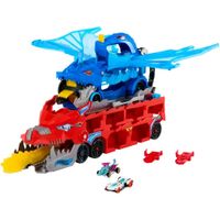 HOT WHEELSDE ULTIMATE DUAL DRAGON TRANSPORTER SET 2 PZS