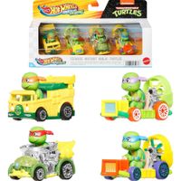 HOT WHEELS TEENAGE MUTANT NINJA TURTLES SET 4 PZS