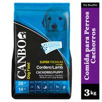 Comida de Perro Cachorro Mediano Grande Canbo Cordero 3 kg