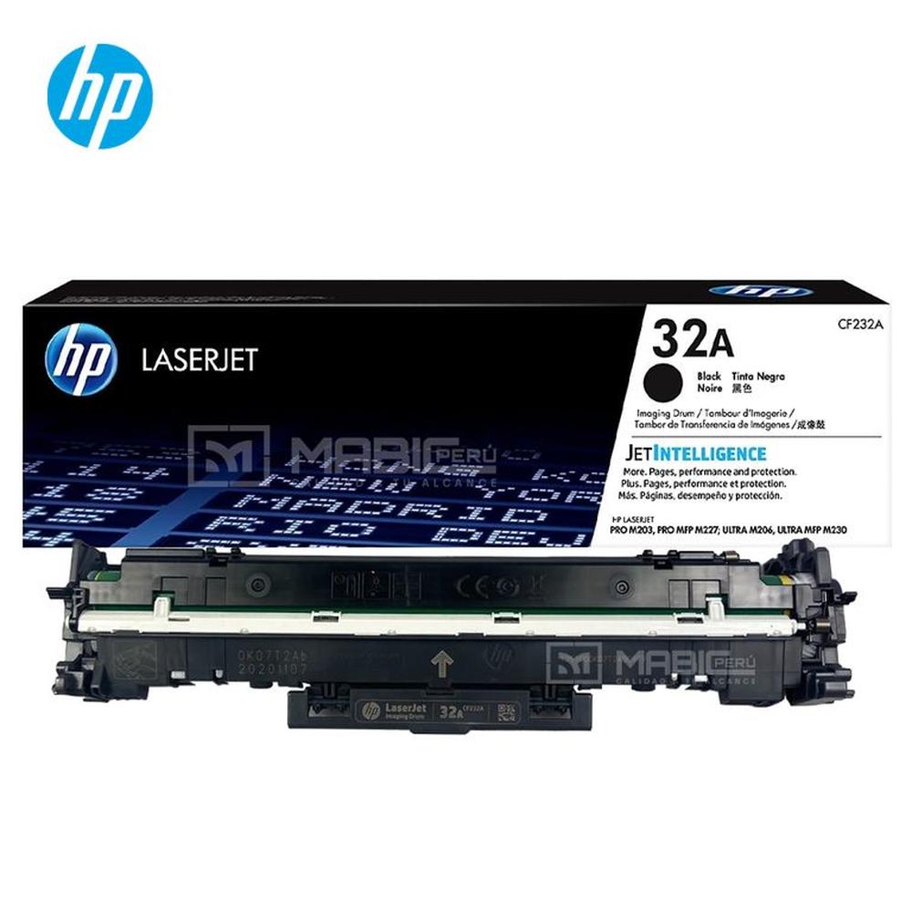 TAMBOR DRUM HP 32A NEGRO CF232A LJP M203 M227 ORIGINAL