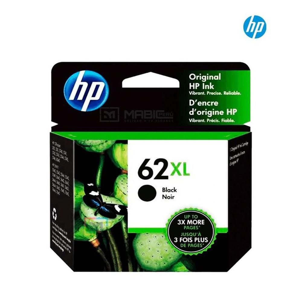 Cartucho de Tinta HP 62XL Negro C2P05AL Original