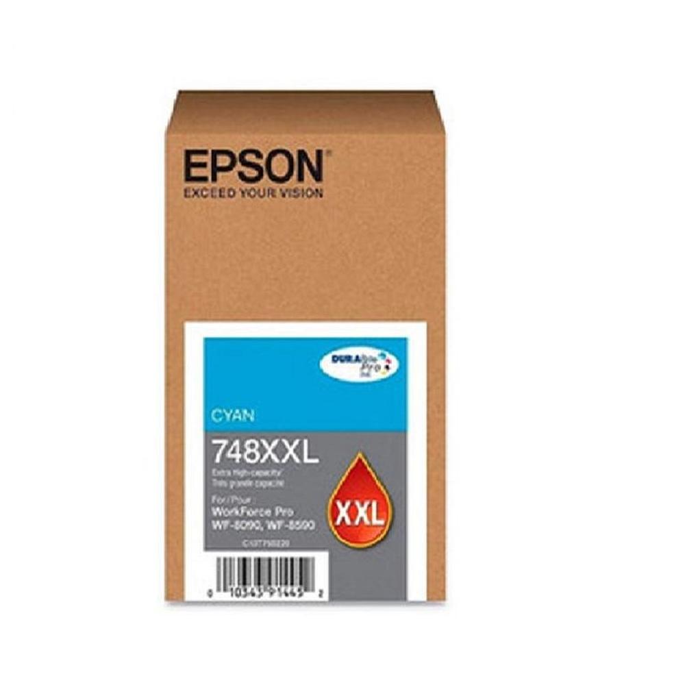 Tinta Epson 748XXL Cian WF-6090 WF-6590 WF-8590 WF-8090 - 69ml
