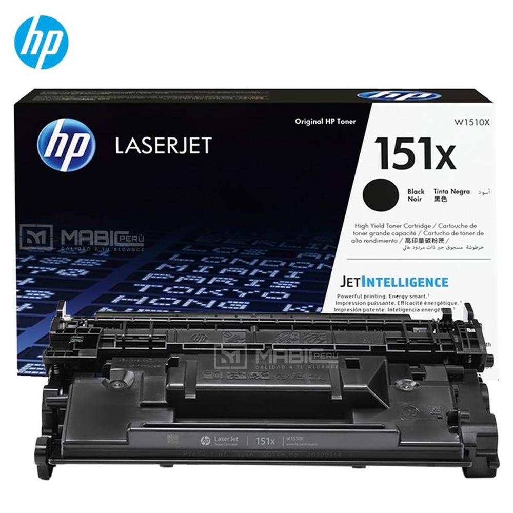TONER HP 151X NEGRO W1510X LJ 4003 MFP 4103 ORIGINAL 9700 PÁGINAS