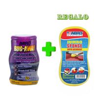 ABRO Concentrado Limpia Parabrisas 65mL Rinde 6 GL mas Regalo Esponja Super Absorbente