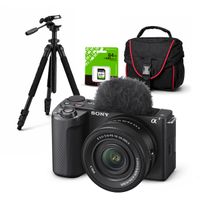 Cámara Sony ZV-E10 II Mirrorless y Lente 16-50mm II y Kit Deluxe