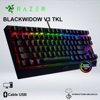 TECLADO GAMER RAZER BLACKWIDOW V3 TKL RGB SWITCH YELLOW
