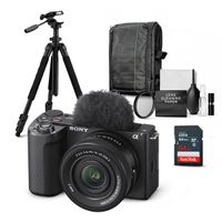 Cámara Sony ZV-E10 II Mirrorless y Lente 16-50mm II y Kit Ultimate