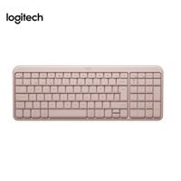 KIT LOGITECH TECLADO K250 MOUSE M240 ROSADO PAD MOUSE 30x70 LILA