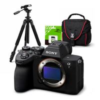 Cámara Sony Alpha a7 IV Full Frame Mirrorless Cuerpo Solo y Kit Deluxe