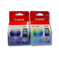 Kit Tinta Canon 210 211 Negro Tricolor