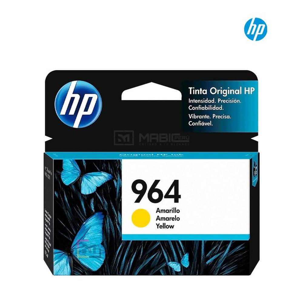 Cartucho de Tinta HP 964 Amarillo 3JA52AL Original