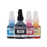 KIT de 4 Tintas Brother Btd60bk / Bt5001c / Bt5001m / Bt5001y