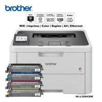 Impresora Láser color Brother HL-L3280CDW Duplex WIFI Red USB 20