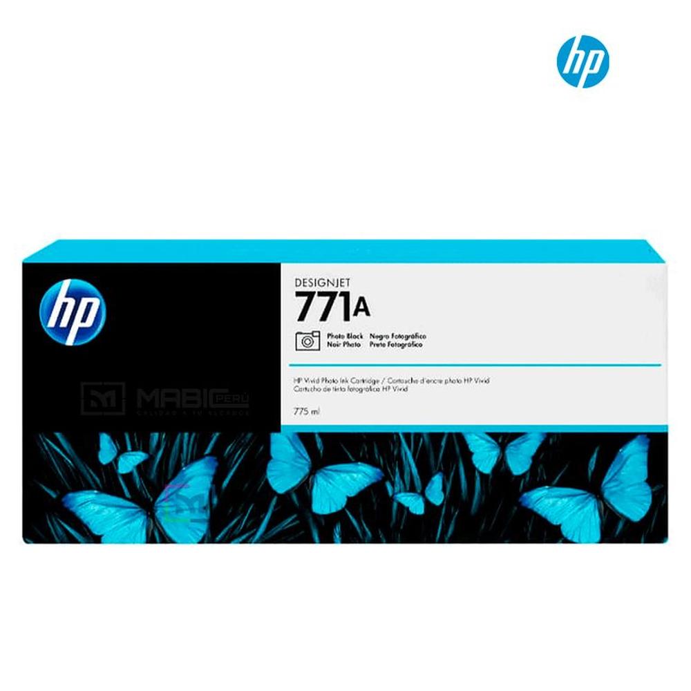 Cartucho de Tinta HP 771A Negro Fotográfico B6Y21A Original