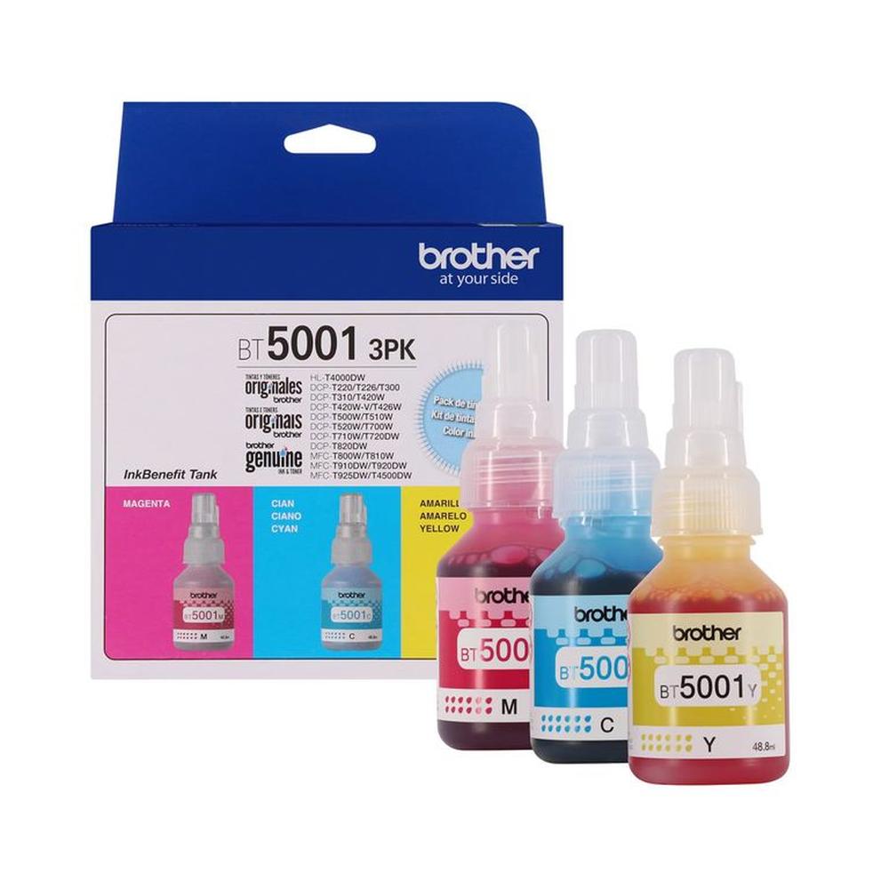 Pack de Tinta Brother - BT5001 3PK