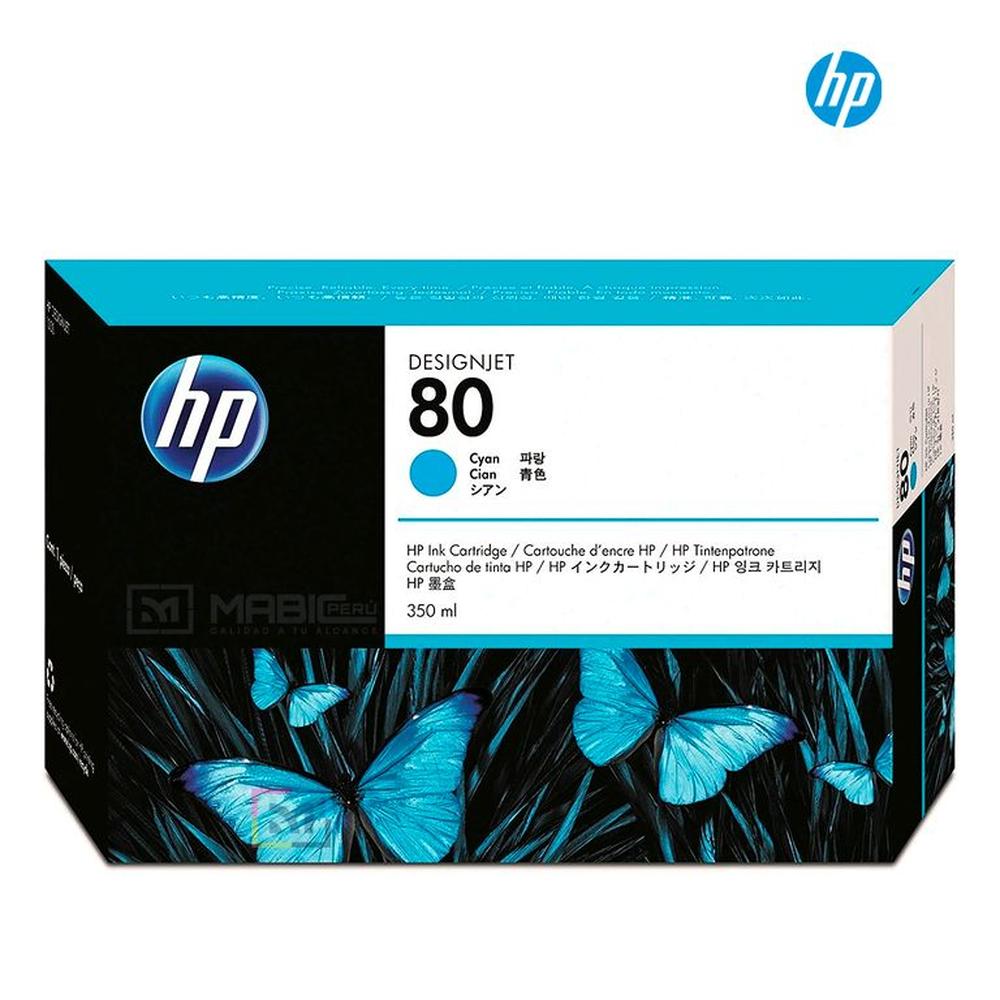 Cartucho de Tinta HP 80 Cian C4846A Original