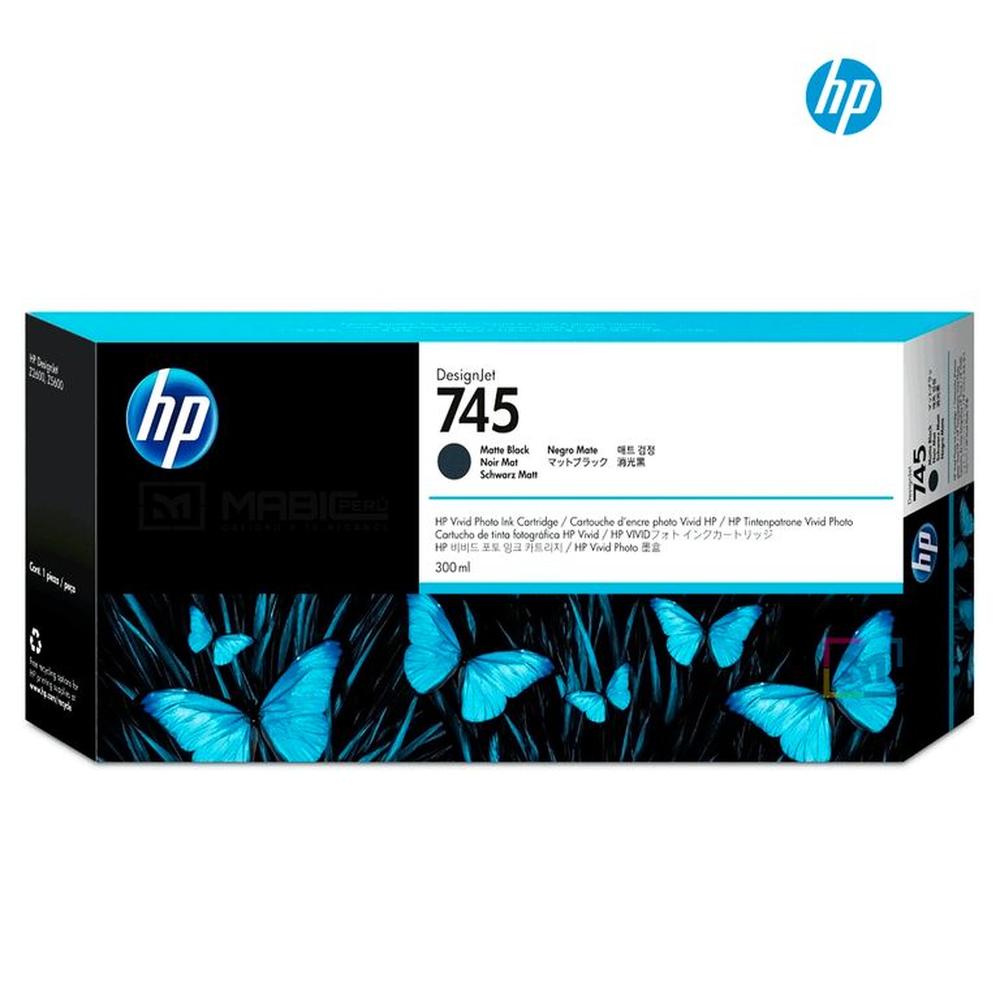 Cartucho de Tinta HP 745 Negro Mate F9K05A Original