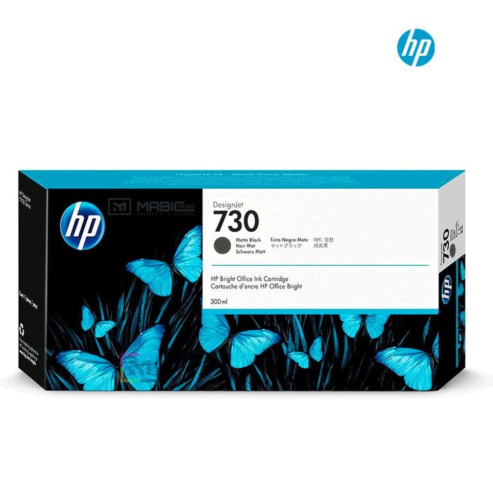 Cartucho de Tinta HP 730 Negro Mate P2V71A Original