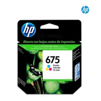 Cartucho de Tinta HP 675 Tricolor CN691AL Original