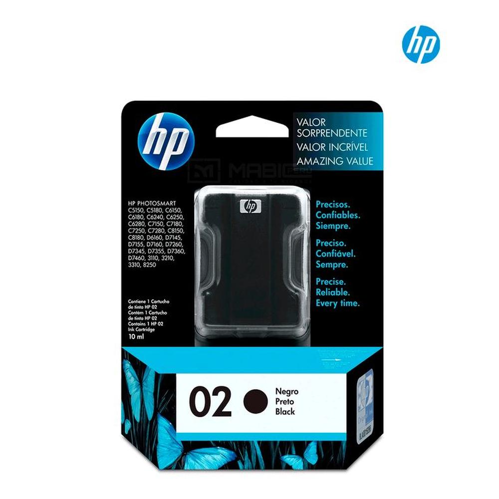 Cartucho de Tinta HP 2 Negro C8721WL Original