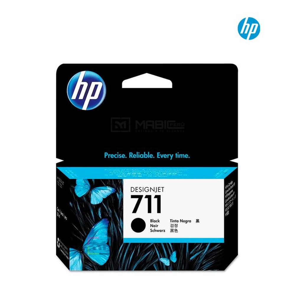 Cartucho de Tinta HP 711 Negro CZ129A Original - 38ml