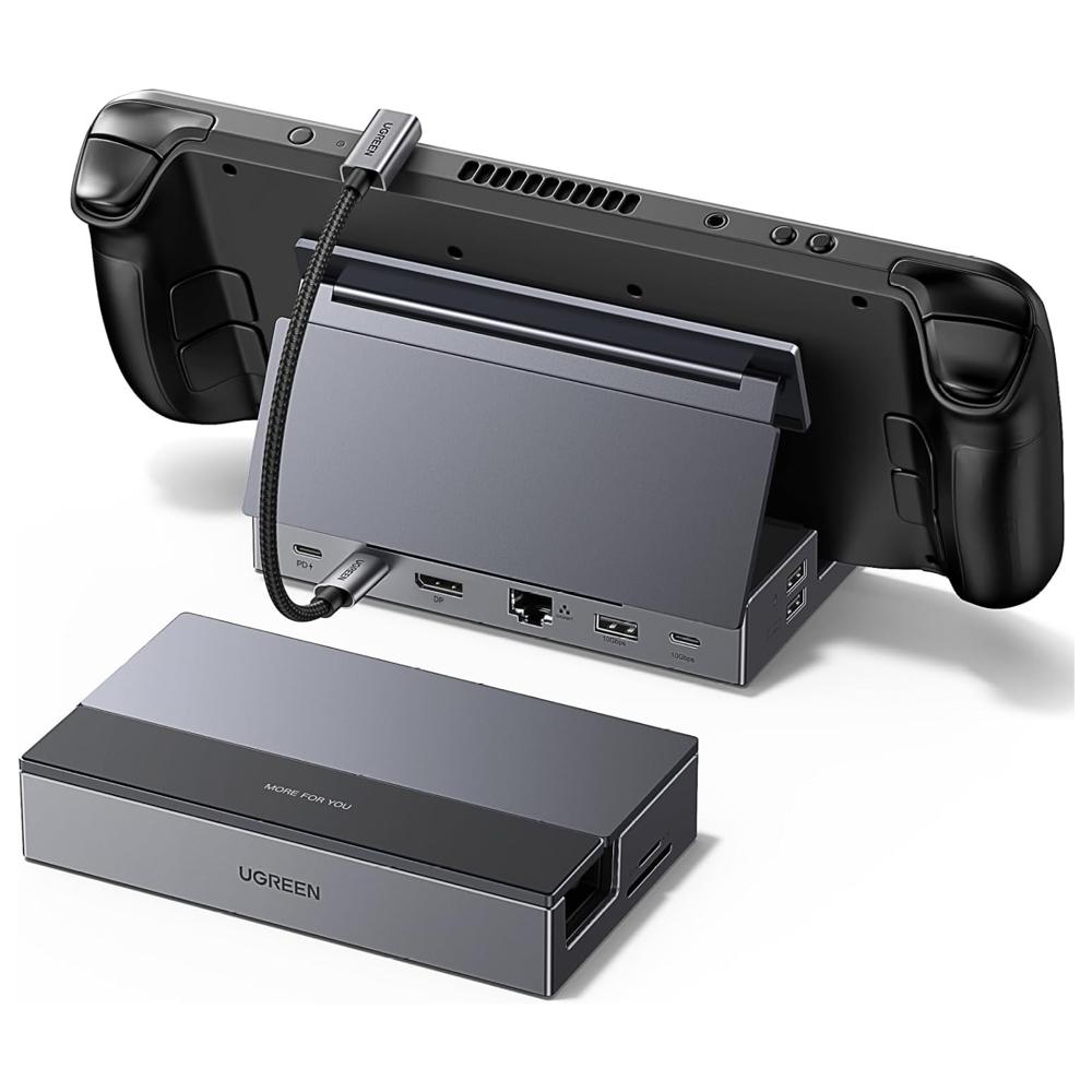 UGREEN Base de acoplamiento Steam Deck 9 en 1 USB-C ROG Ally 4K 120Hz DisplayPort PD 100W - 55733